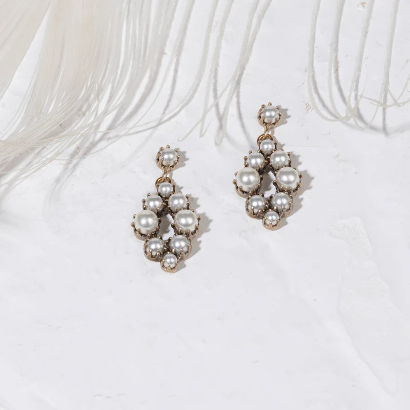 Orecchini Taffetà perla