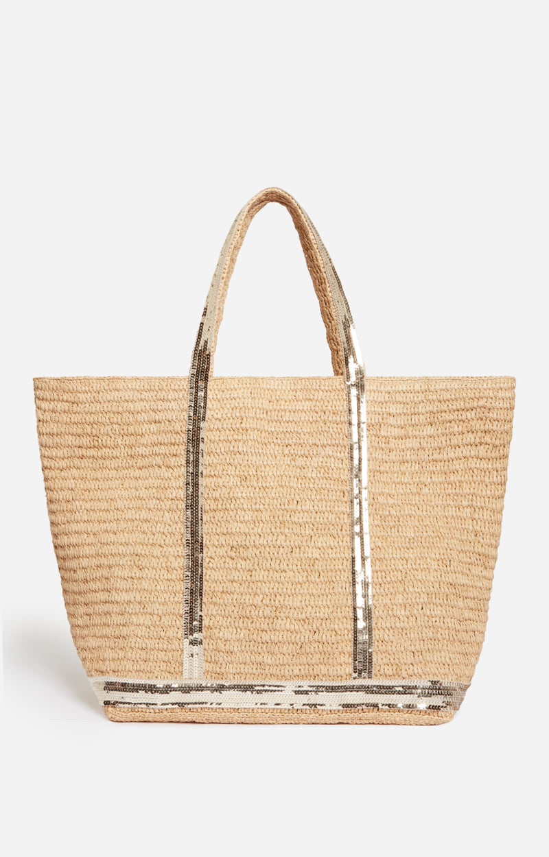 Borsa tote in raffia XL