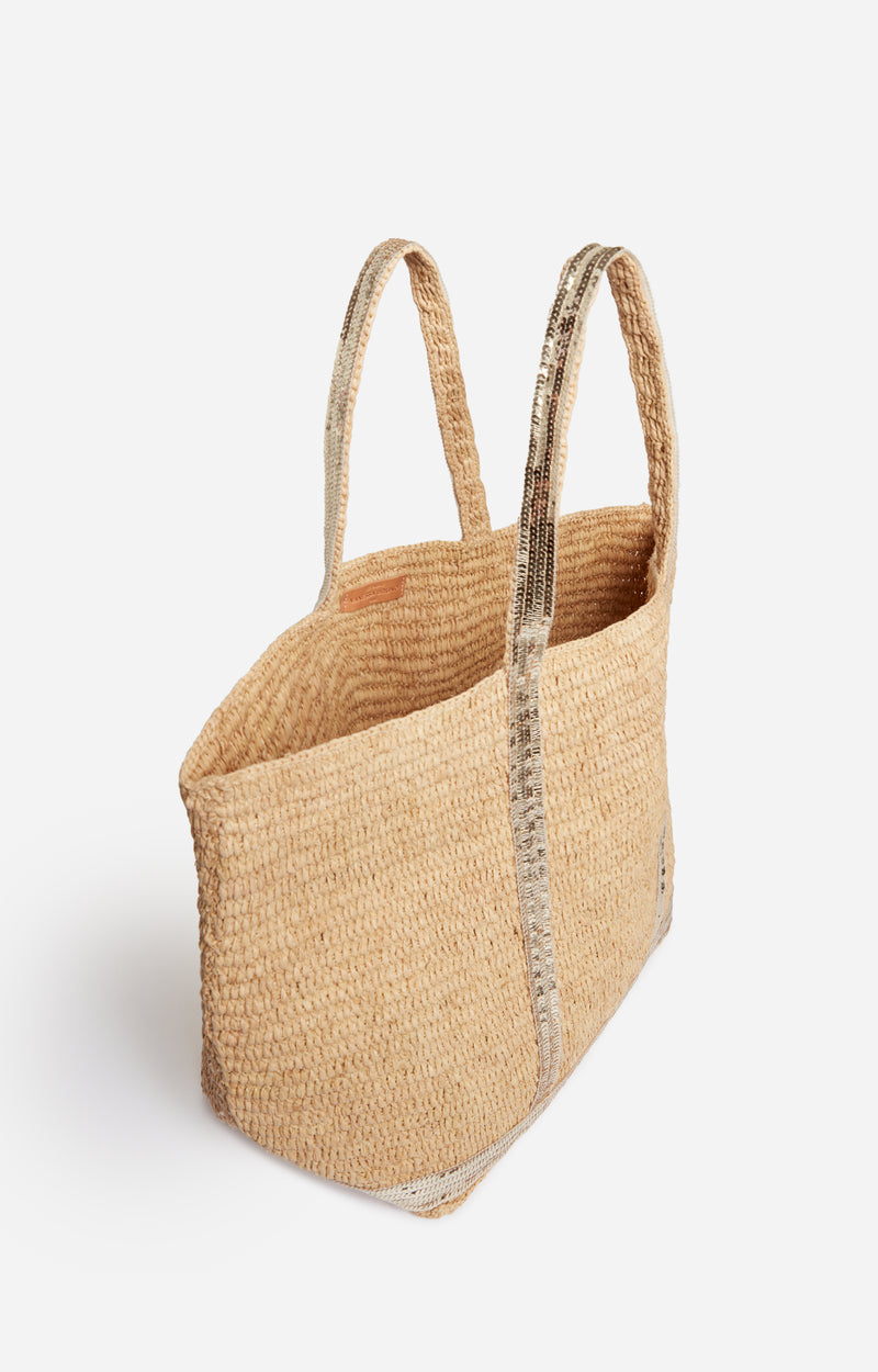 Borsa tote in raffia XL