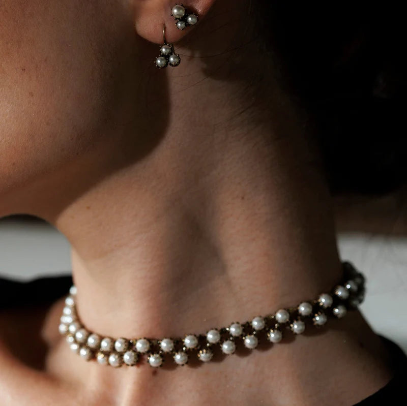 Collana Macramé perle