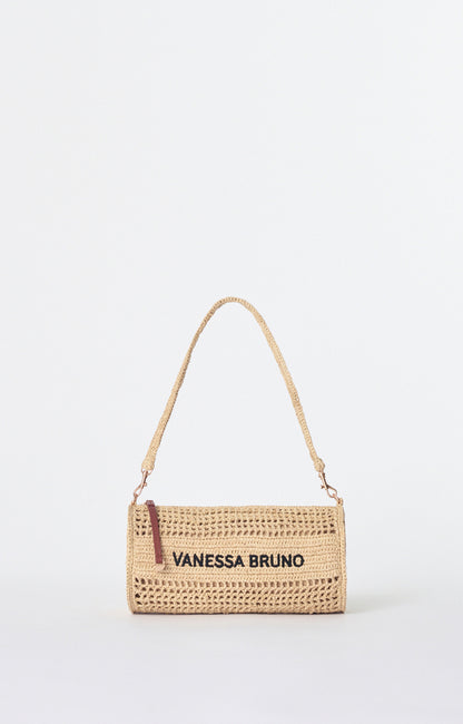Borsa Bowling in raffia