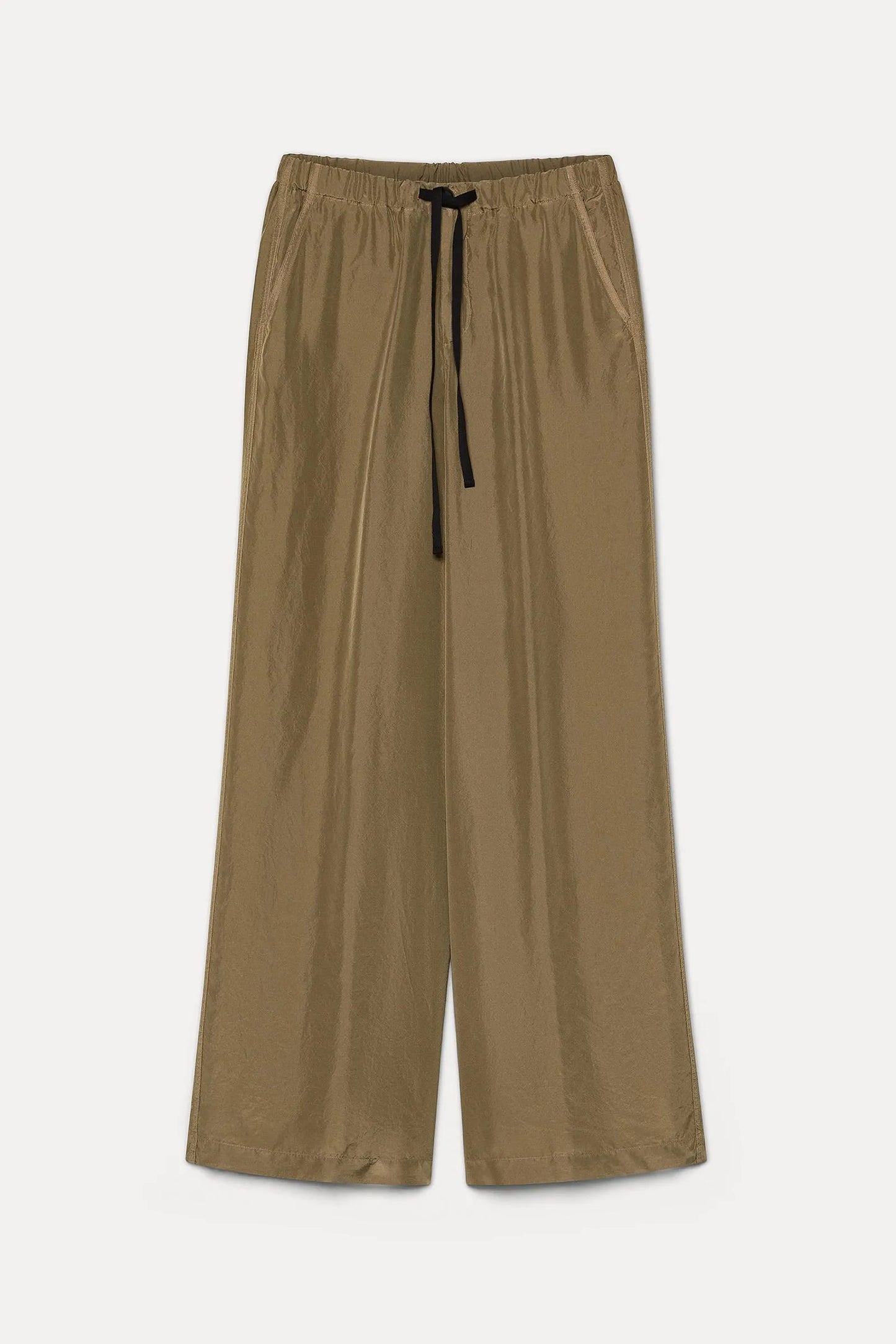 Pantalone morbido in habutai di seta