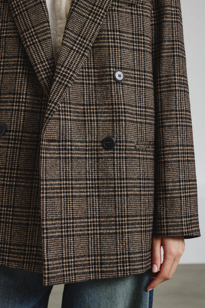 Giacca in flanella Principe di Galles