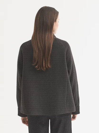 Giacca svasata in twill