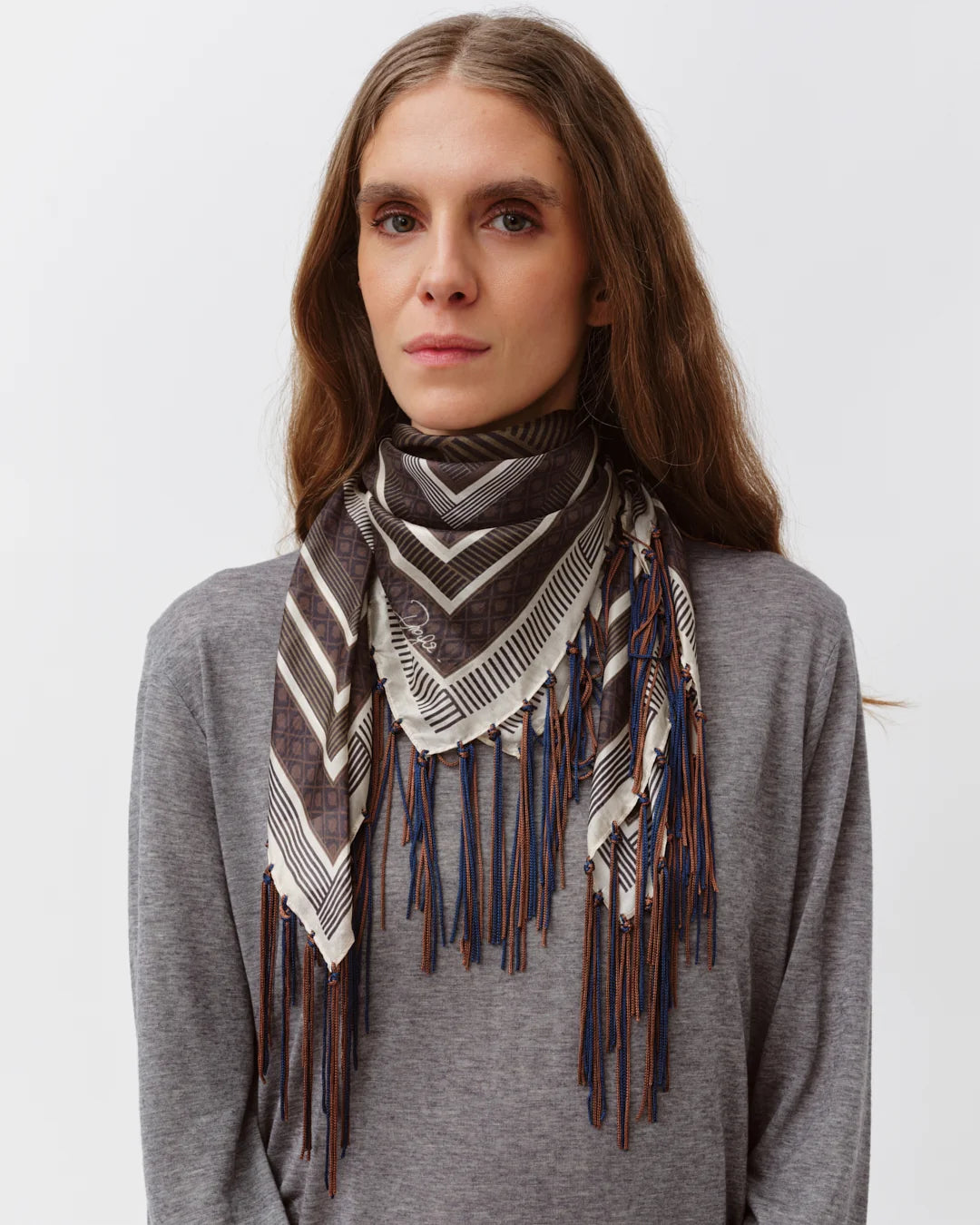 Foulard fareo camel