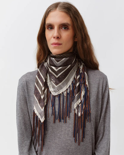 Foulard fareo camel