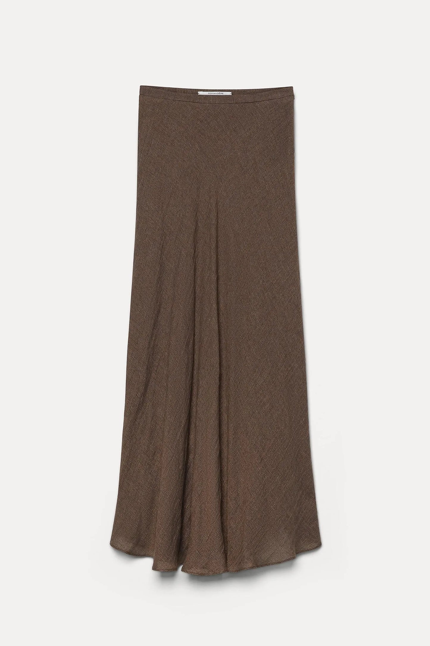 Gonna in garza di lino e cotone