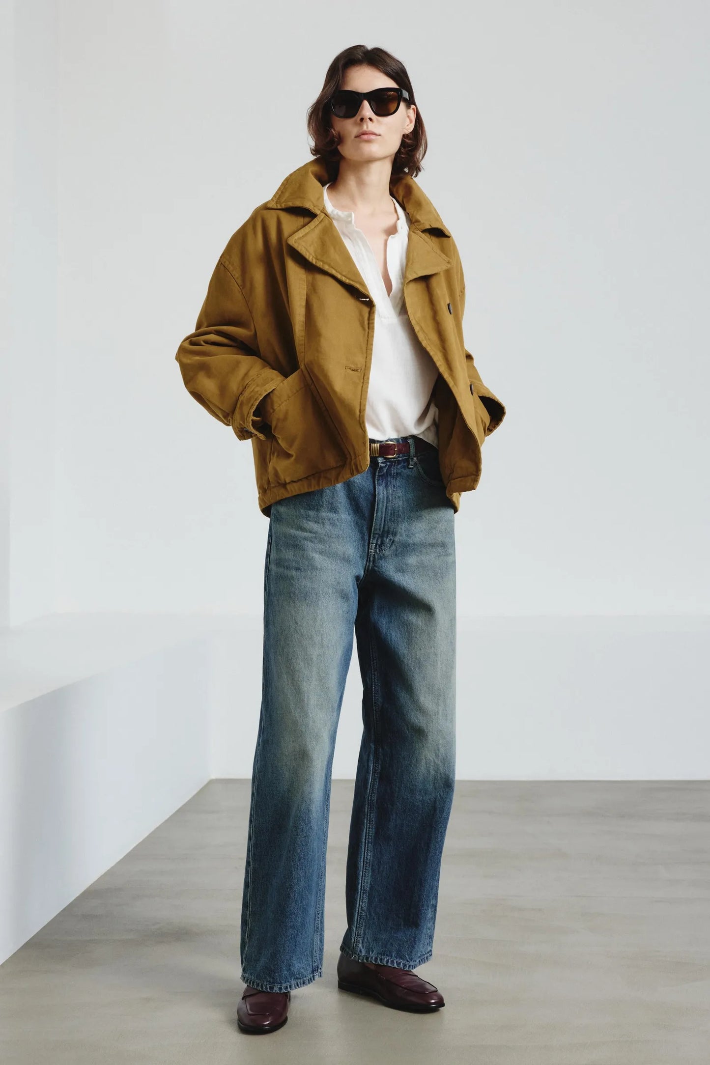 Caban in cotone drill
