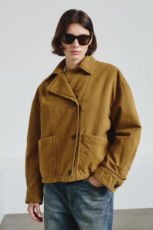 Caban in cotone drill