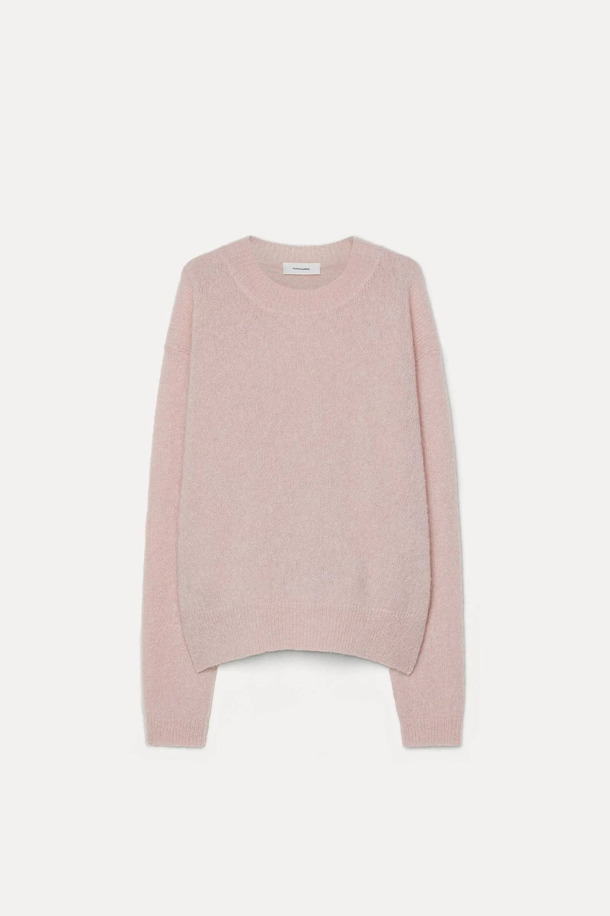 Maglione girocollo in mohair