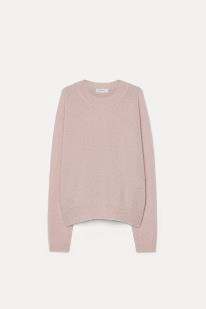 Maglione girocollo in mohair