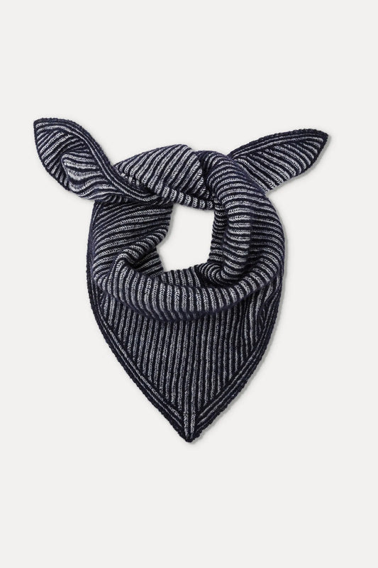 Foulard in maglia vanisè in alpaca e lana
