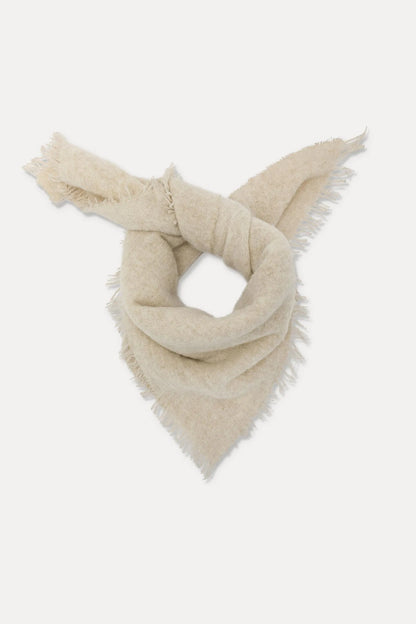 Foulard in maglia di alpaca e lana