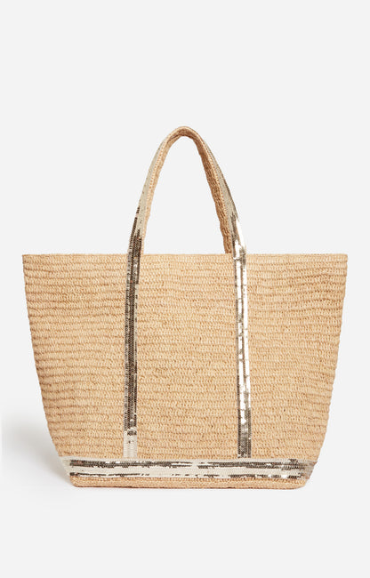 Borsa tote in raffia XL