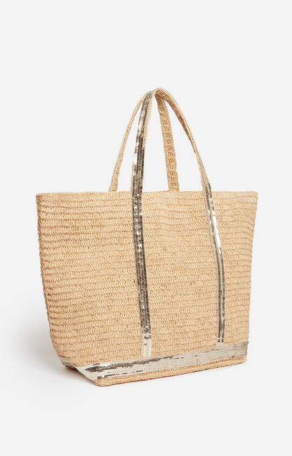 Borsa tote in raffia XL