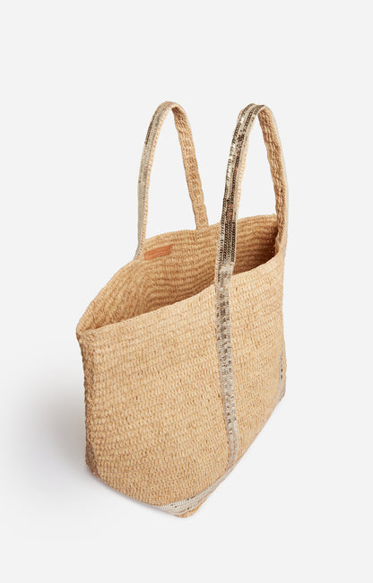 Borsa tote in raffia XL