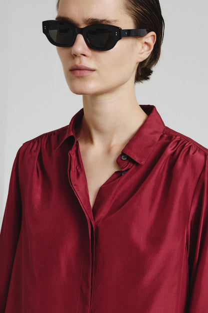 Camicia in habutai di seta